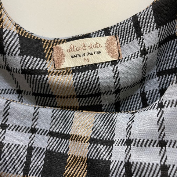 Plaid crop tank top - Picture 3 of 3